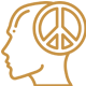Image of the man peace face graphics , Armstrong Guard Services