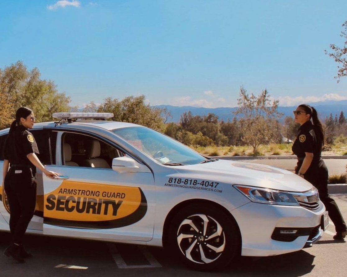Image of the Mobile patrol security ladies, Armstrong Security Guard Company Los Angeles